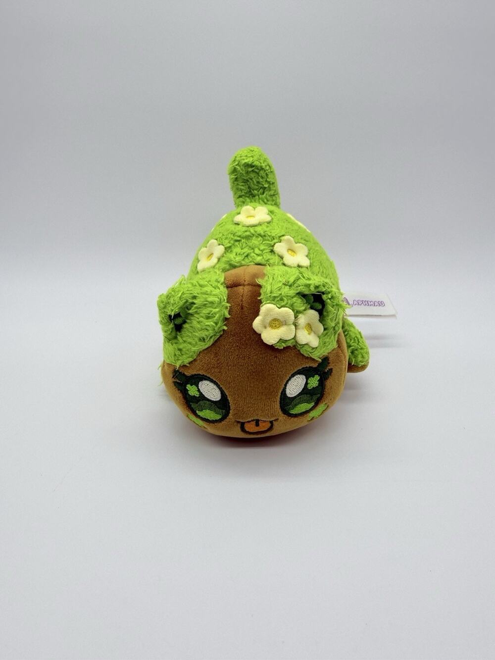 Aphmau MeeMeows Earth Cat Plush 6” Elemental Litter 8 Brown Green Flowers